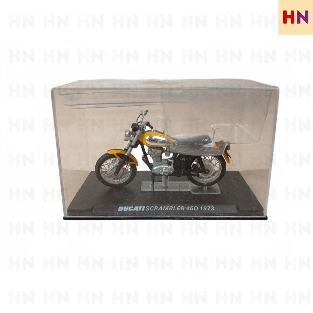 Ducati Scrambler 450 (1973) - 1:24 IXO Models / Altaya, Ophalen, Zo goed als nieuw, Motor, Overige merken