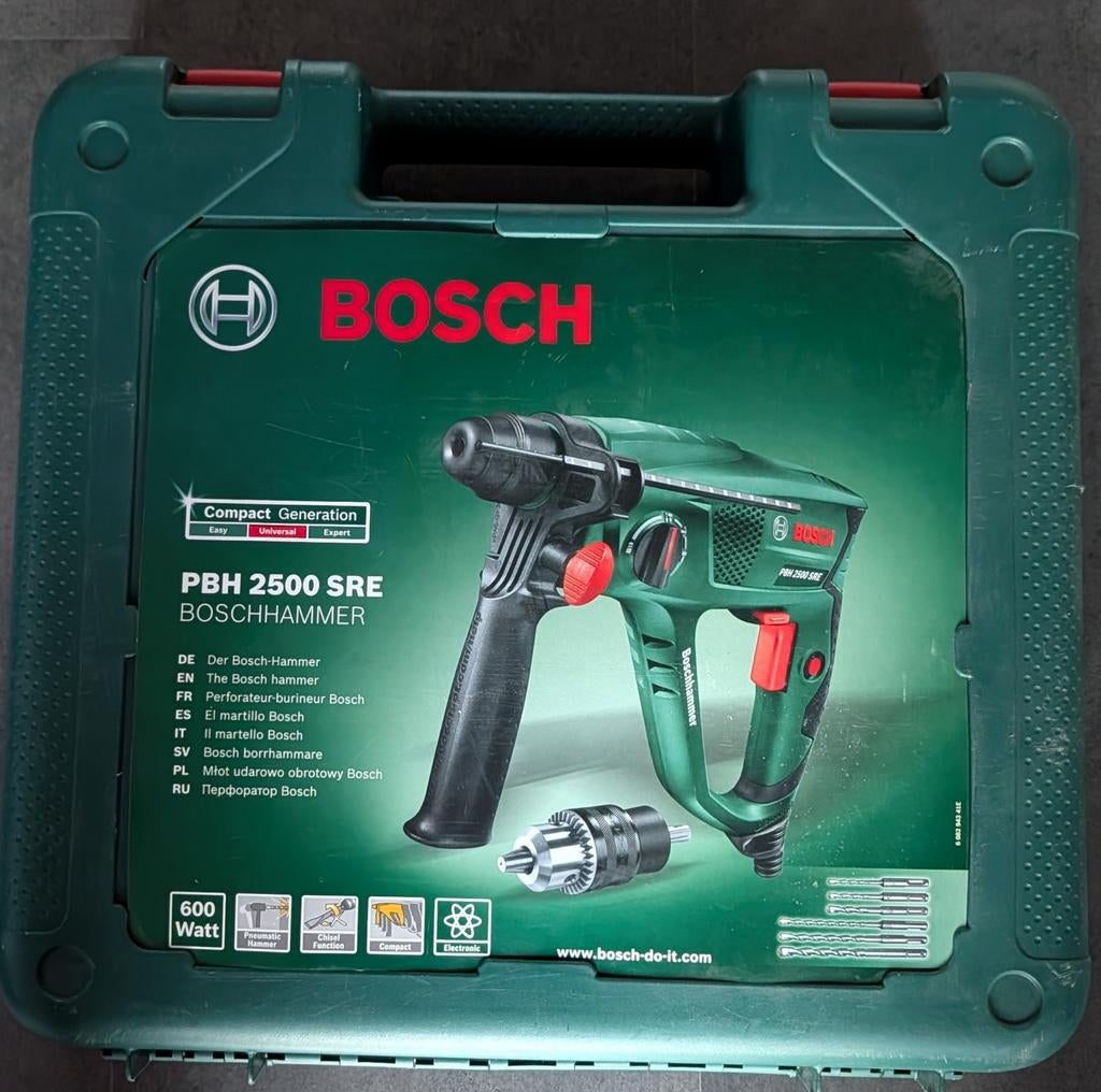 Bosch PBH 2500 SRE Boorhamer ZGAN, Ophalen, Zo goed als nieuw, Boormachine