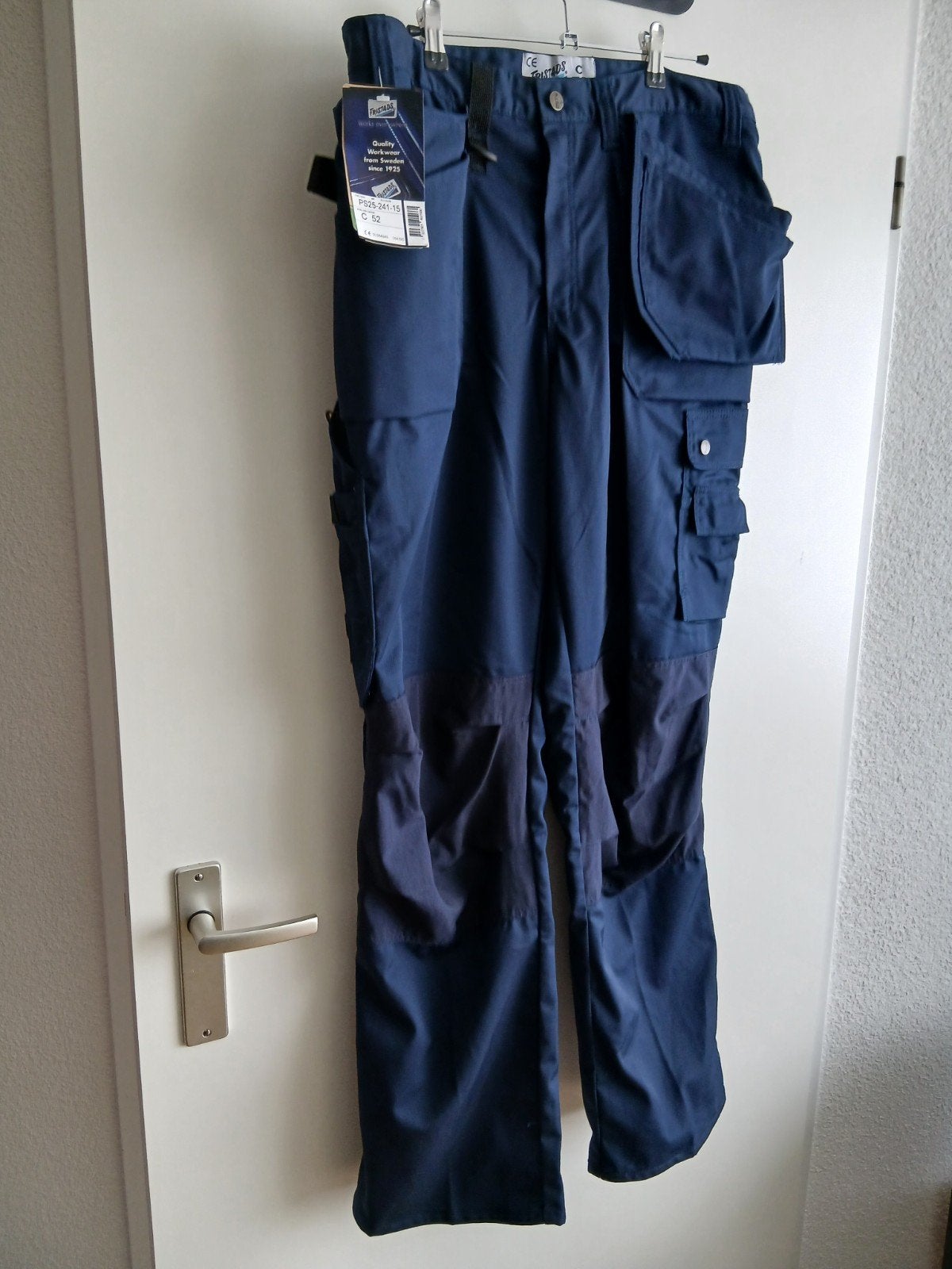 Donkerblauwe werkbroek mét kaartjes van FRISTADS. Maat C52., Nieuw, Fristads, Broek, Heren