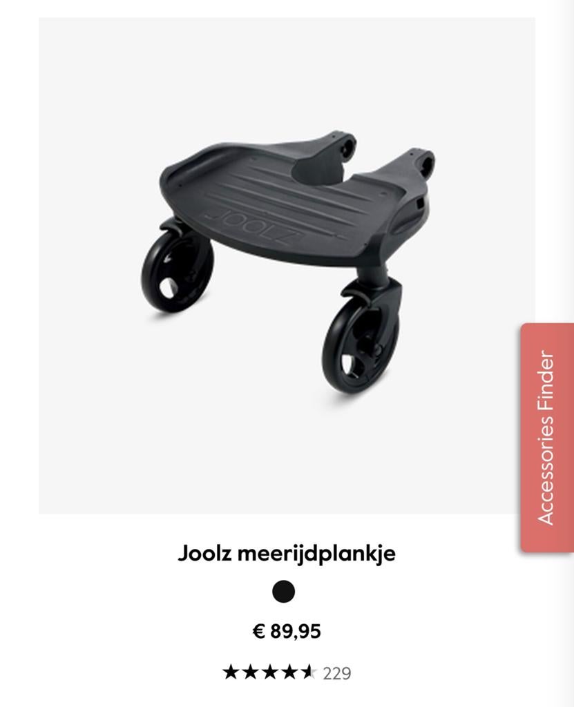 Joolz meerijdplankjes voor kinderwagens, Ophalen of Verzenden, Gebruikt, Overige merken