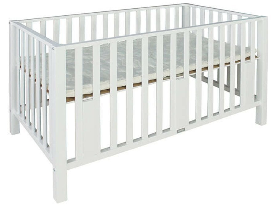 Bobita Brent XXL tweeling box - Wit, Kinderen en Baby's, Boxen, Ophalen, Zo goed als nieuw, Rond, Wieltjes
