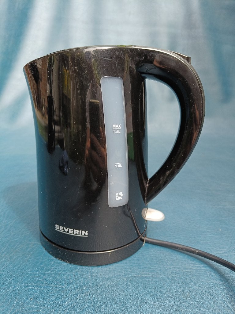 Severin WK 3498 - Waterkoker, 1 tot 2 liter, Ophalen of Verzenden, Gebruikt