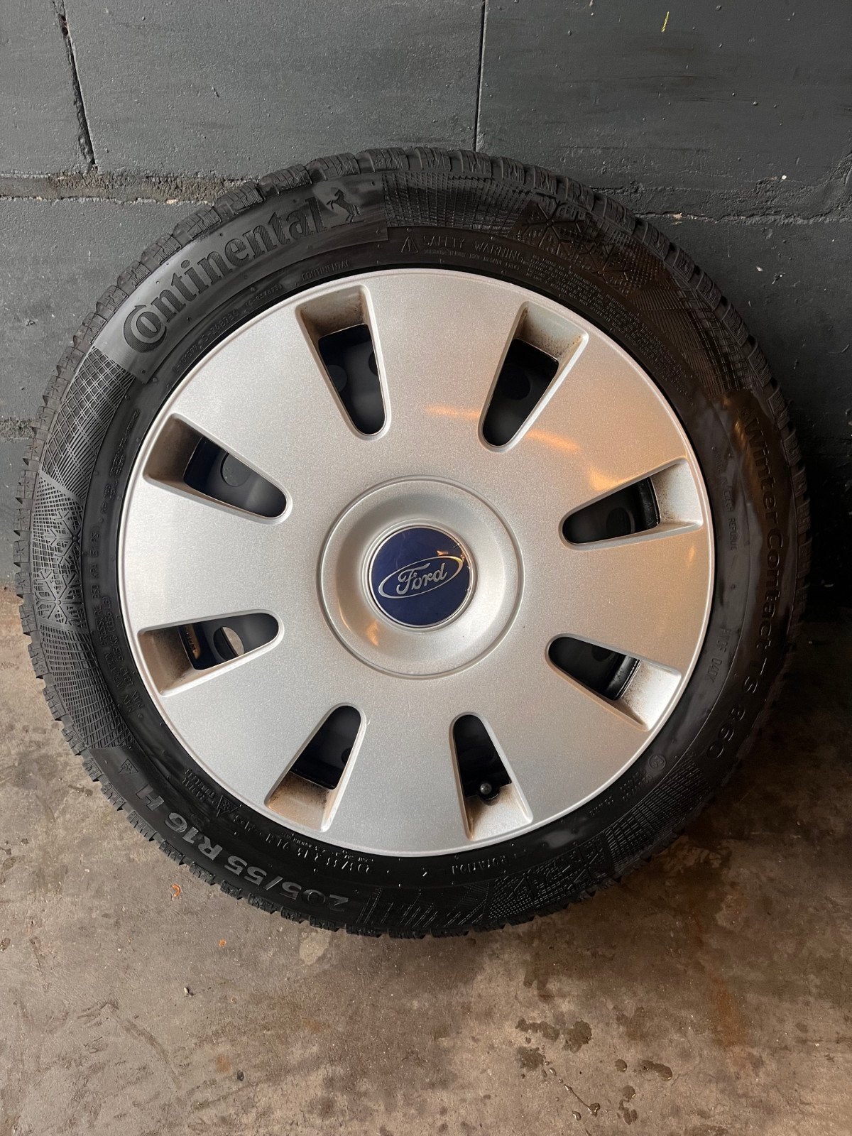 16" Originele Ford Focus Mondeo Winterset Continental, Auto-onderdelen, Gebruikt, Klanten@ford.com, Banden en Velgen, 1181VX