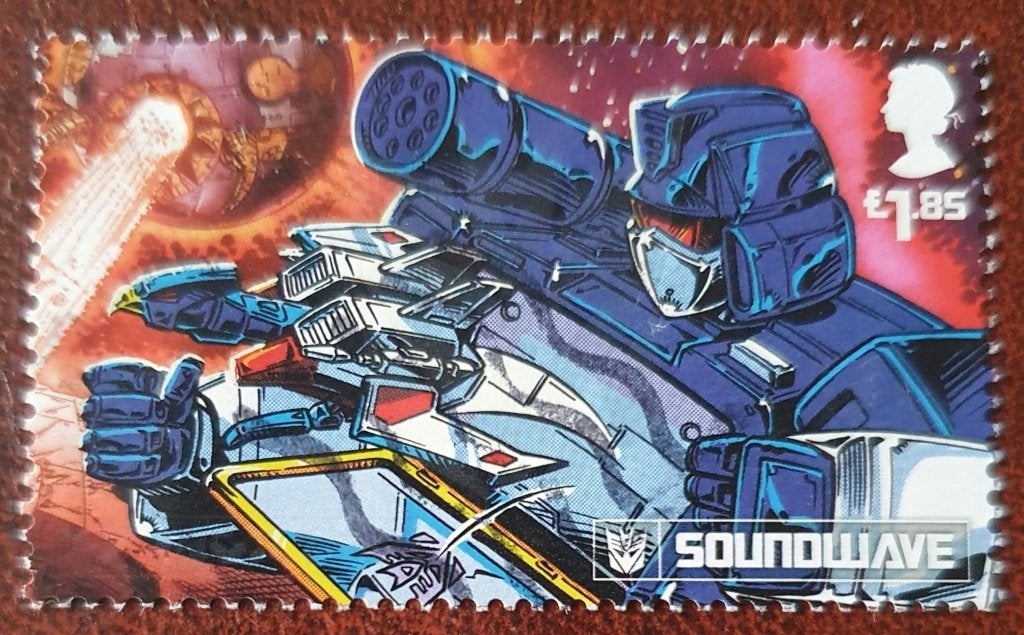 294-26 Engeland / Transformers - Soundwave GBP 1.85, Verzenden, Gestempeld
