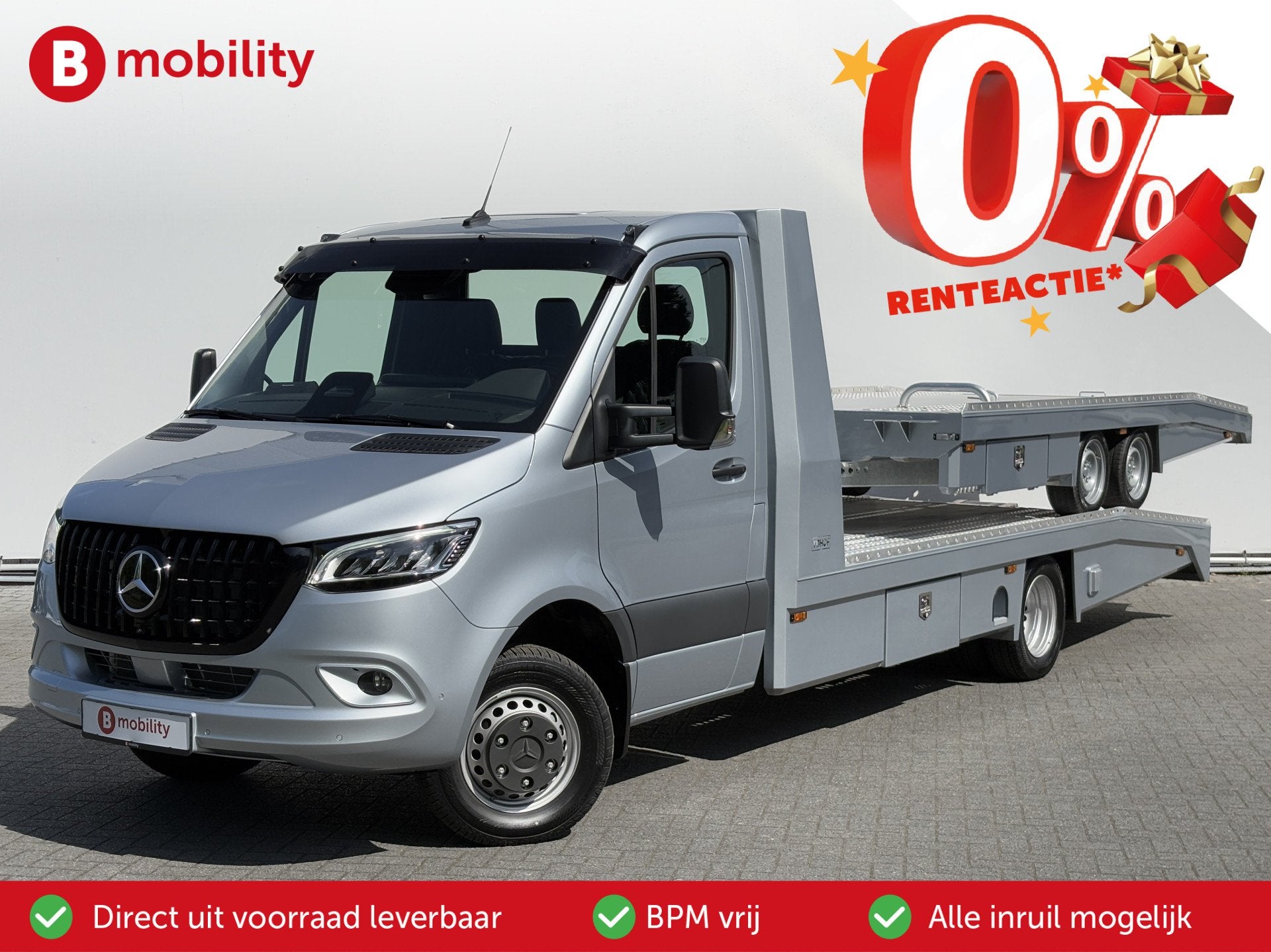 Mercedes-Benz Sprinter 519 CDI Tijhof AluLiner V/A €32 Per, Automaat, 190 pk, Bedrijf, Diesel