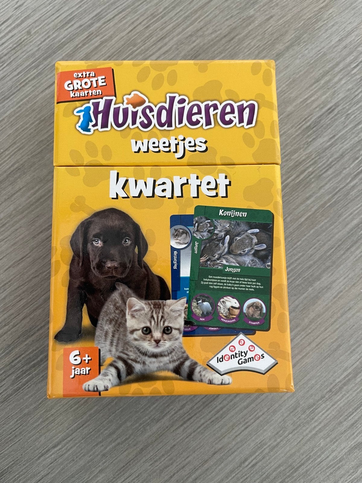 Kwartet huisdieren weetjes, Ophalen of Verzenden, Zo goed als nieuw, Kwartet(ten)