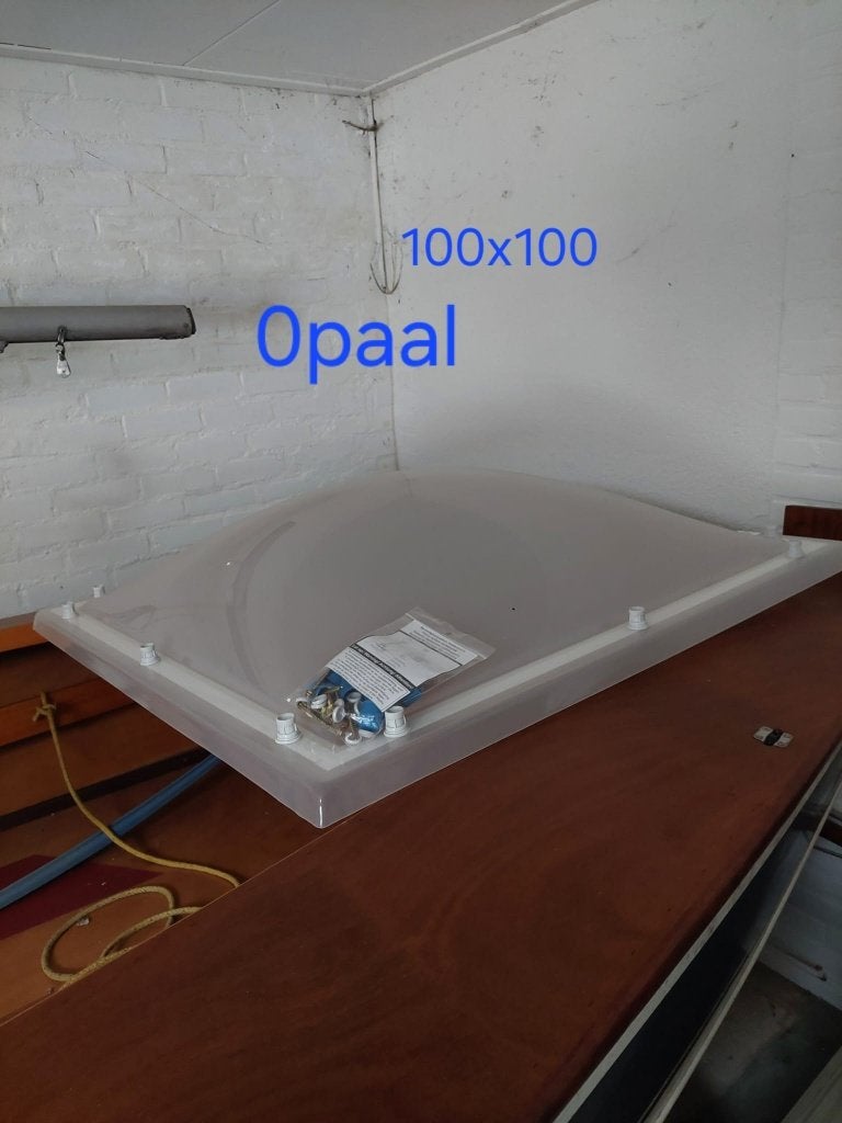 Lichtkoepel, Ophalen, 80 tot 120 cm, Dakraam, Minder dan 80 cm