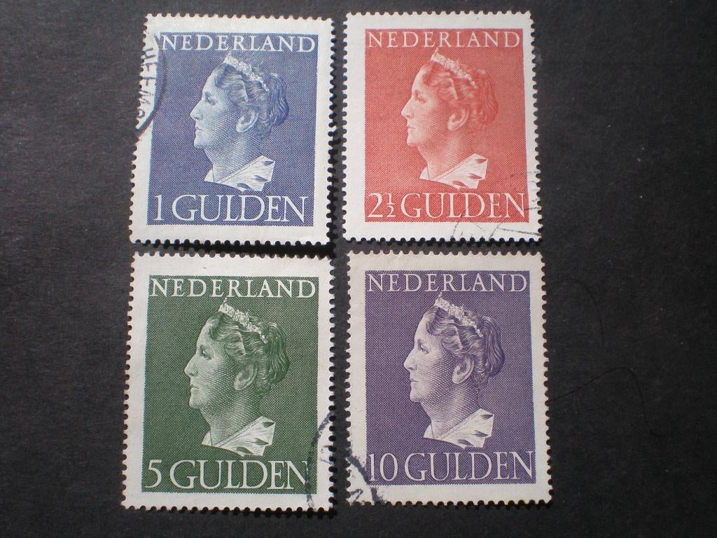 Nederland NVPH 346-349 gebruikt ( U 472)..€ 8,75, Verzenden