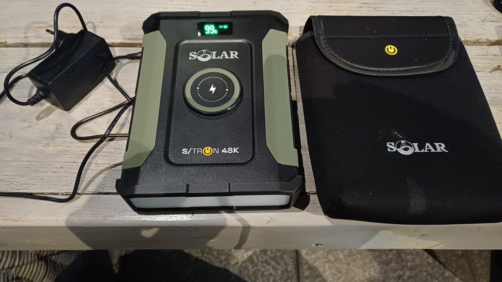 Solar S/TRON 48K Powerbank voor Karpervissen, Telecommunicatie, Powerbanks, Ophalen of Verzenden, Zo goed als nieuw