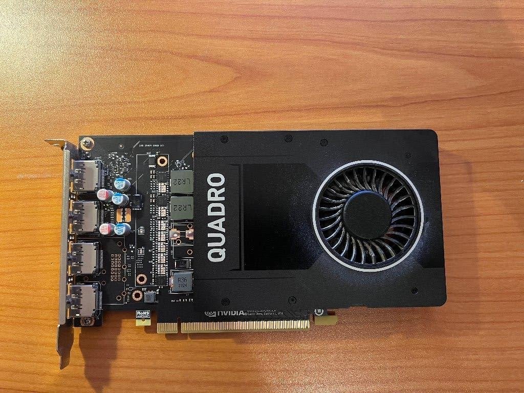 NVIDIA Quadro P2200 5GB, Computers en Software, Videokaarten, PCI-Express 3, Gebruikt, DisplayPort, Ophalen of Verzenden