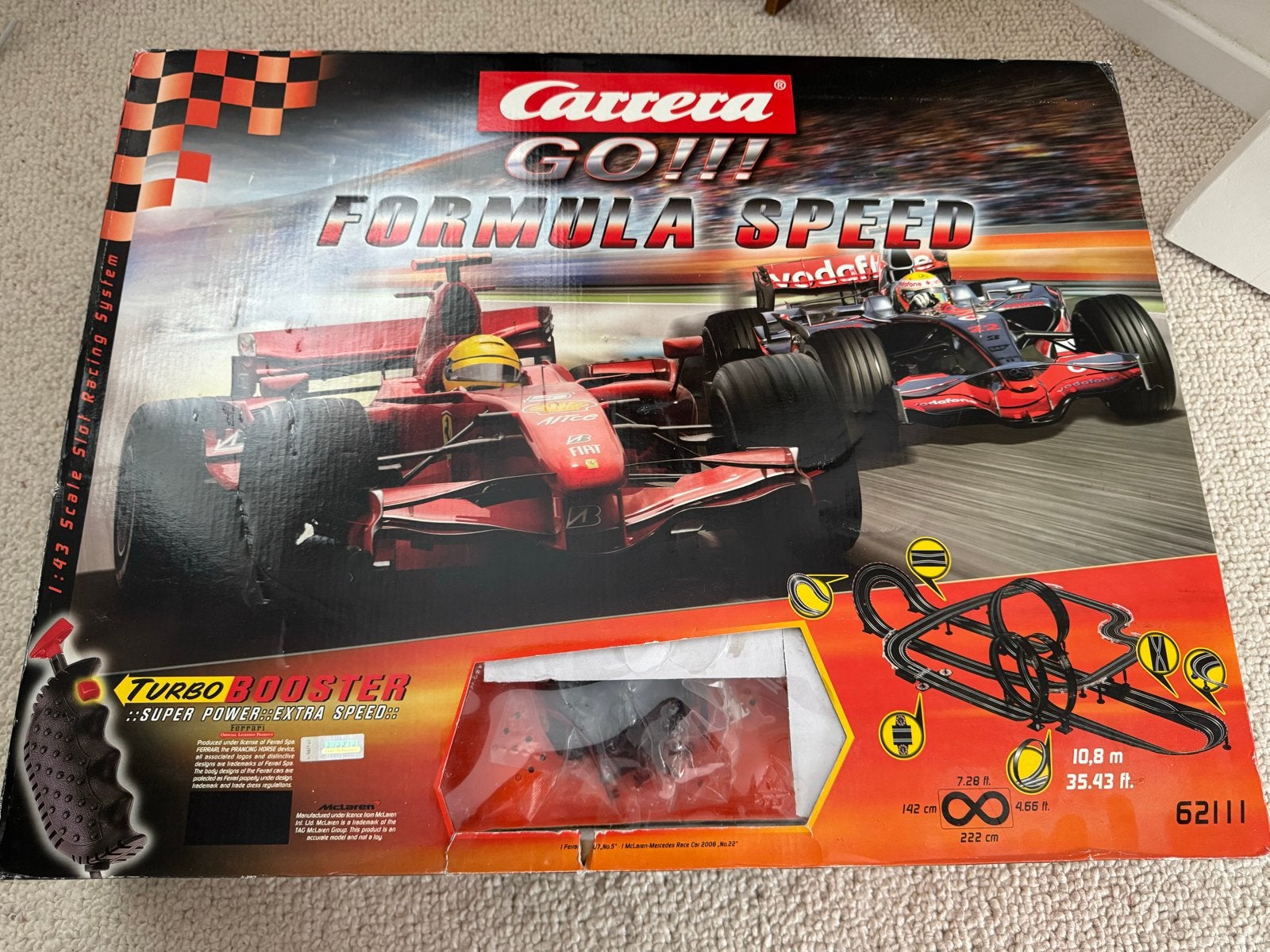 Carrera GO!!! Formula Speed Racebaan - Complete Set, Ophalen, Carrera, Elektrisch, Racebaan
