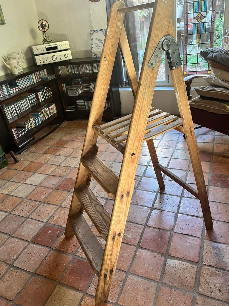 Originele houten trap, Antiek en Kunst, Ophalen of Verzenden