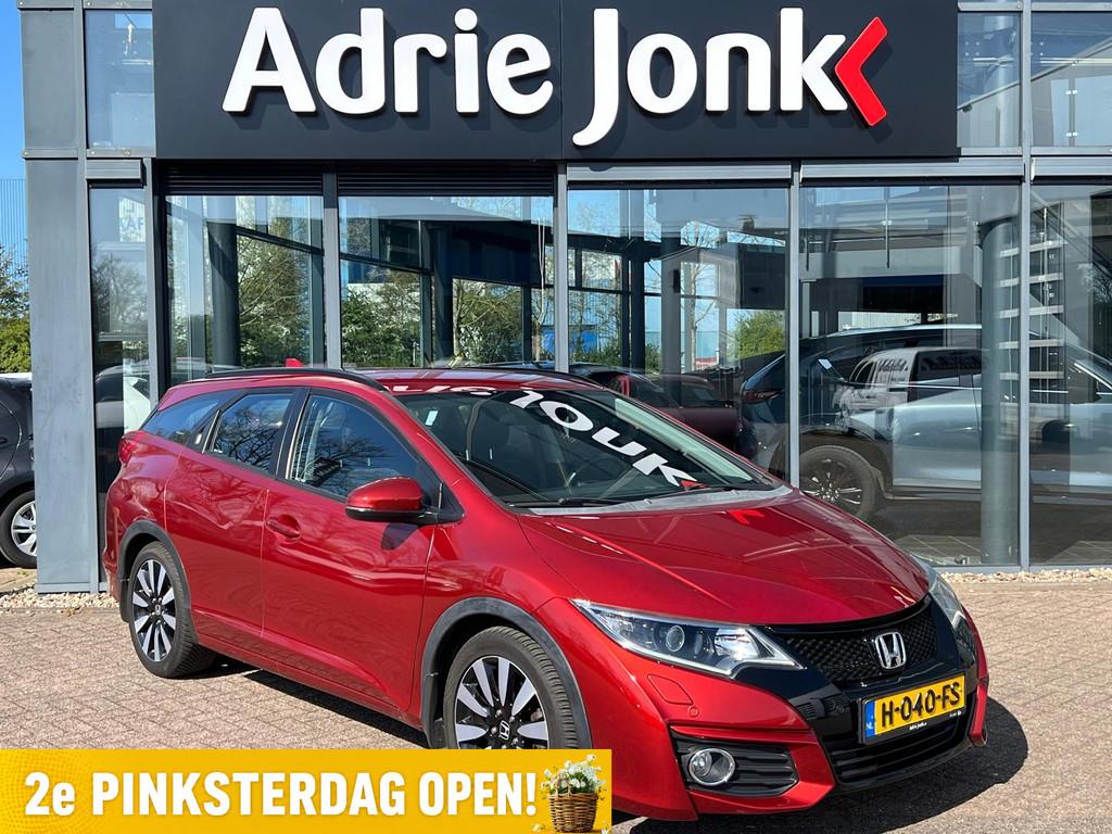 Honda Civic Tourer 1.8 Elegance | AUTOMAAT | TREKHAAK | ACHT, Gebruikt, 4 cilinders, 1000 kg, Civic