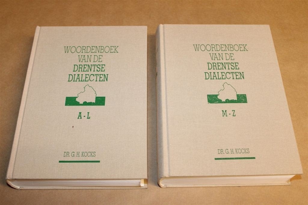 Woordenboek van de Drentse dialecten - 2 delen, Ophalen of Verzenden, Zo goed als nieuw