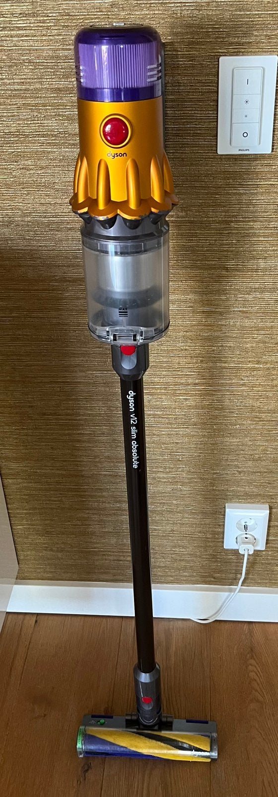 Dyson v12 slim detect, Ophalen of Verzenden, Zo goed als nieuw, 1200 tot 1600 watt
