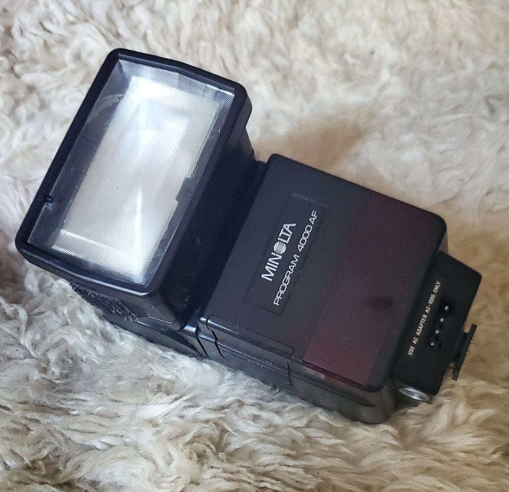 MINOLTA flitser, Ophalen of Verzenden, Gebruikt, Overige merken