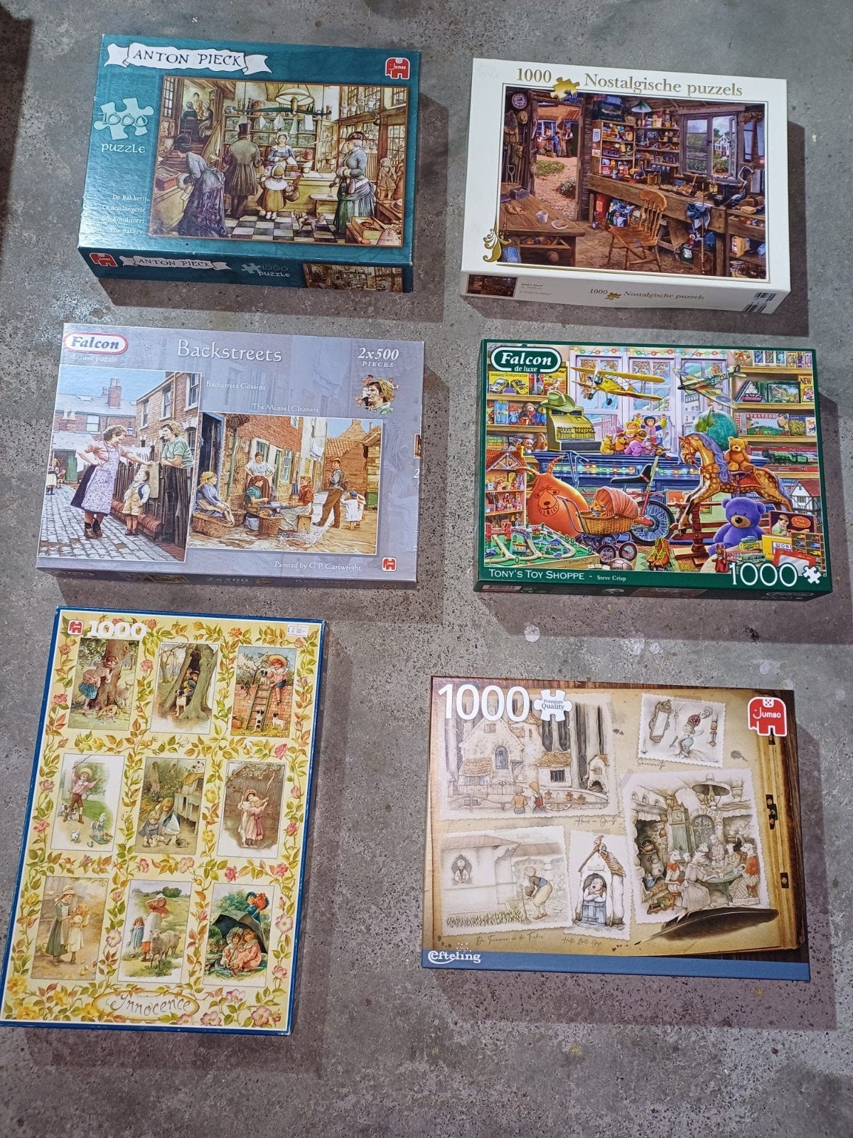 Div.puzzels, Ophalen, Zo goed als nieuw