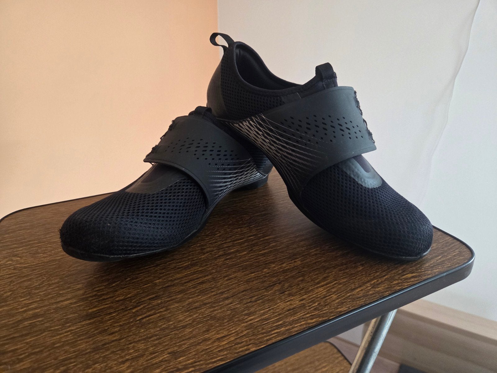 Shimano fiets/spinning schoenen maat 40 (valt als 39), Zwart, Ophalen of Verzenden, Hardlopen of Fietsen, Gedragen