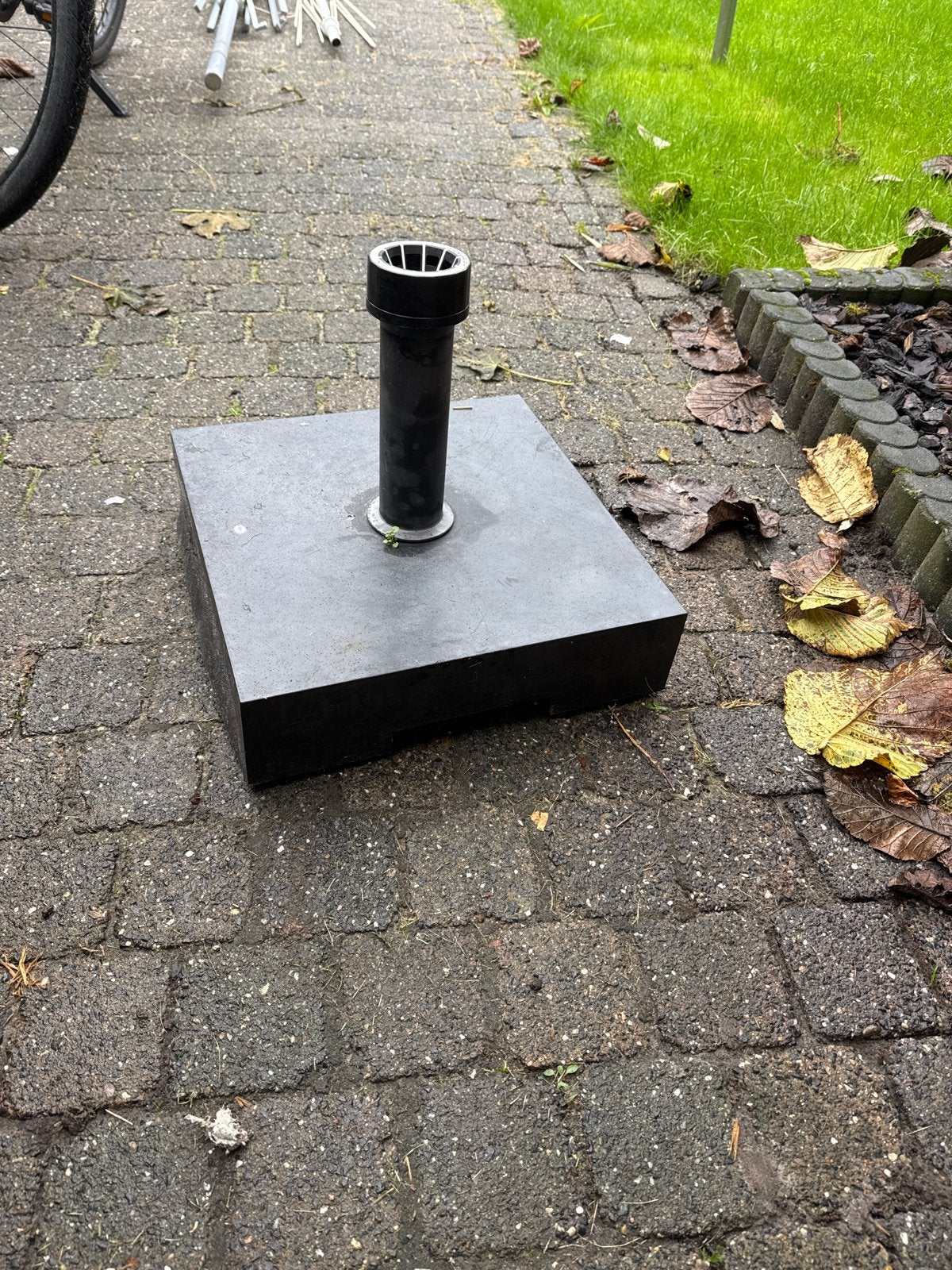 Parasolvoet gratis, Ophalen