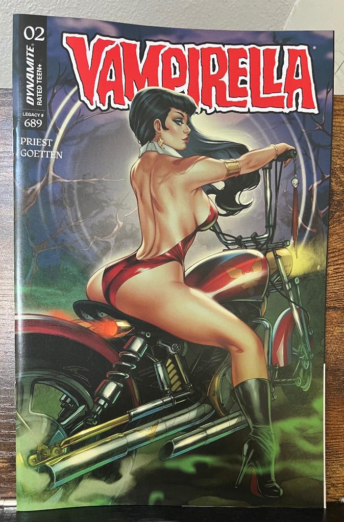 Vampirella #2 Elias Chatzoudis variant (Dynamite), Boeken, Strips | Comics, Nieuw, Eén comic, Amerika, Ophalen of Verzenden