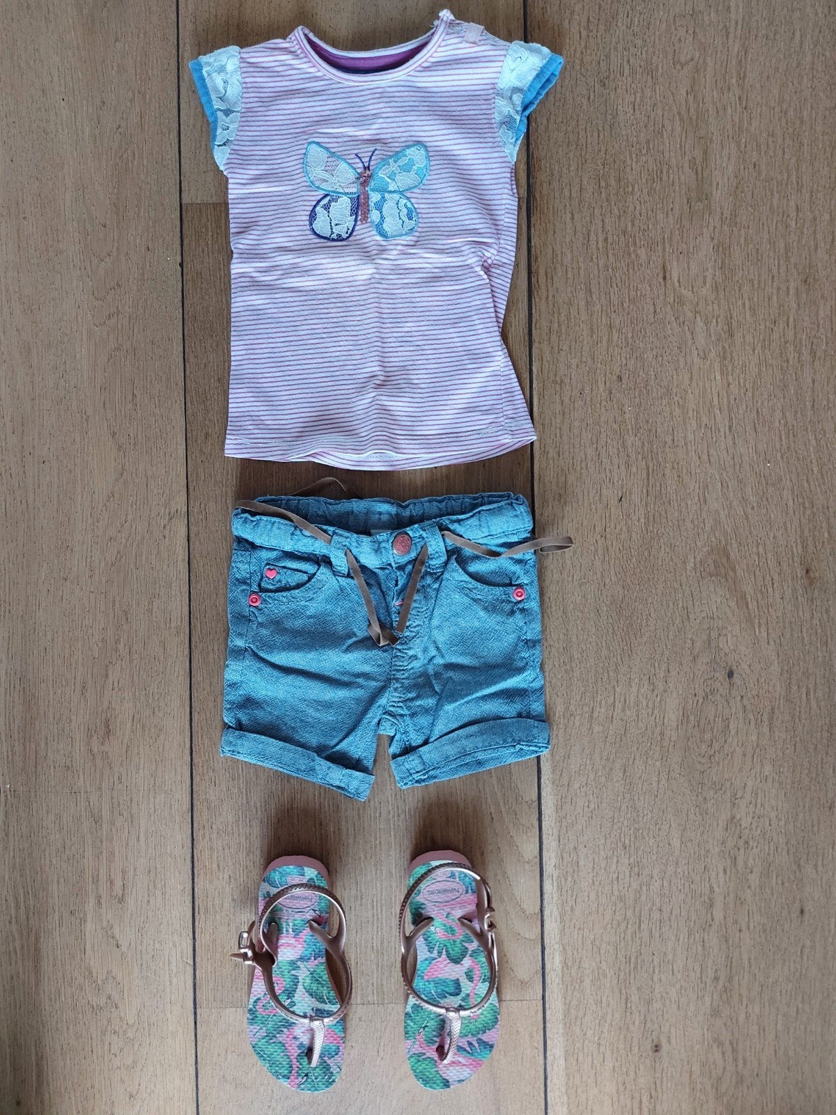 Beebielove vlinder shirt maat 74., Meisje, Zo goed als nieuw, Shirt of Longsleeve, Bampidano
