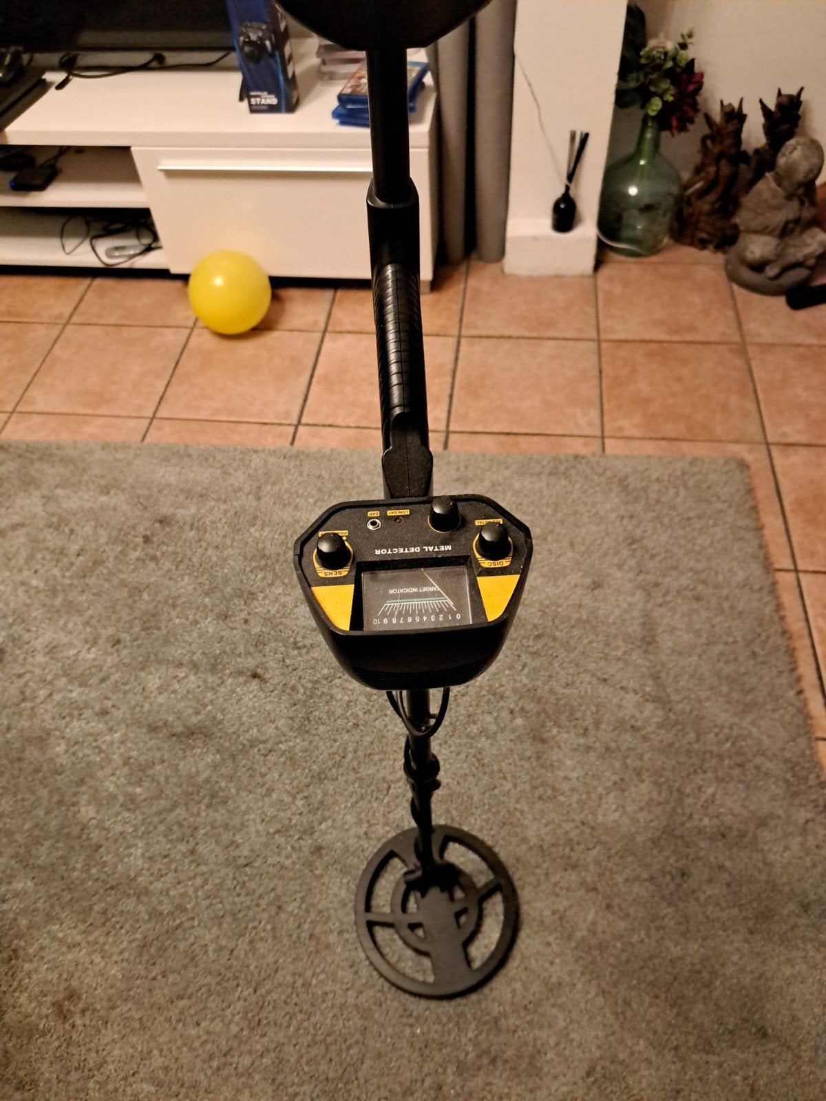 Metaaldetector met koptelefoon - Zo goed als nieuw, Discriminatie metaaldetectie, Meer dan 30 cm, Zo goed als nieuw, Ophalen