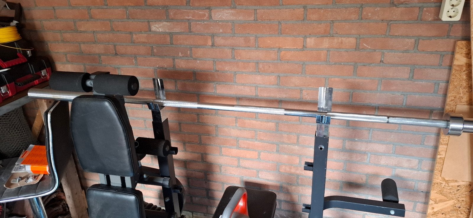 Complete Home Gym Set: Bank, Halters, Gewichten, Kettlebells, Sport en Fitness, Fitnessapparatuur, Ophalen, Zo goed als nieuw