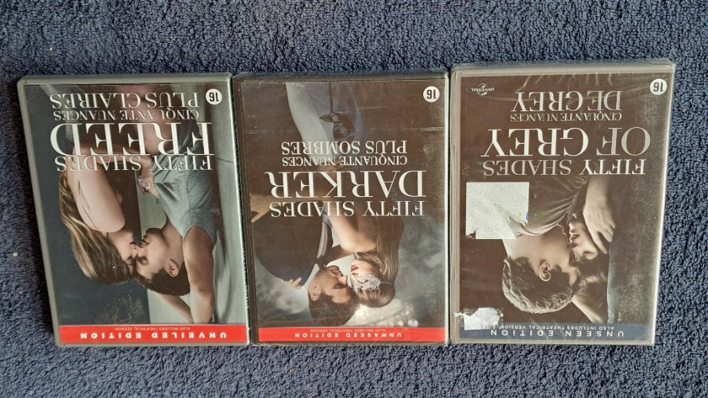 Fifty shades of Grey Trilogy "Dakota Johnson", Alle leeftijden, Ophalen of Verzenden, Zo goed als nieuw