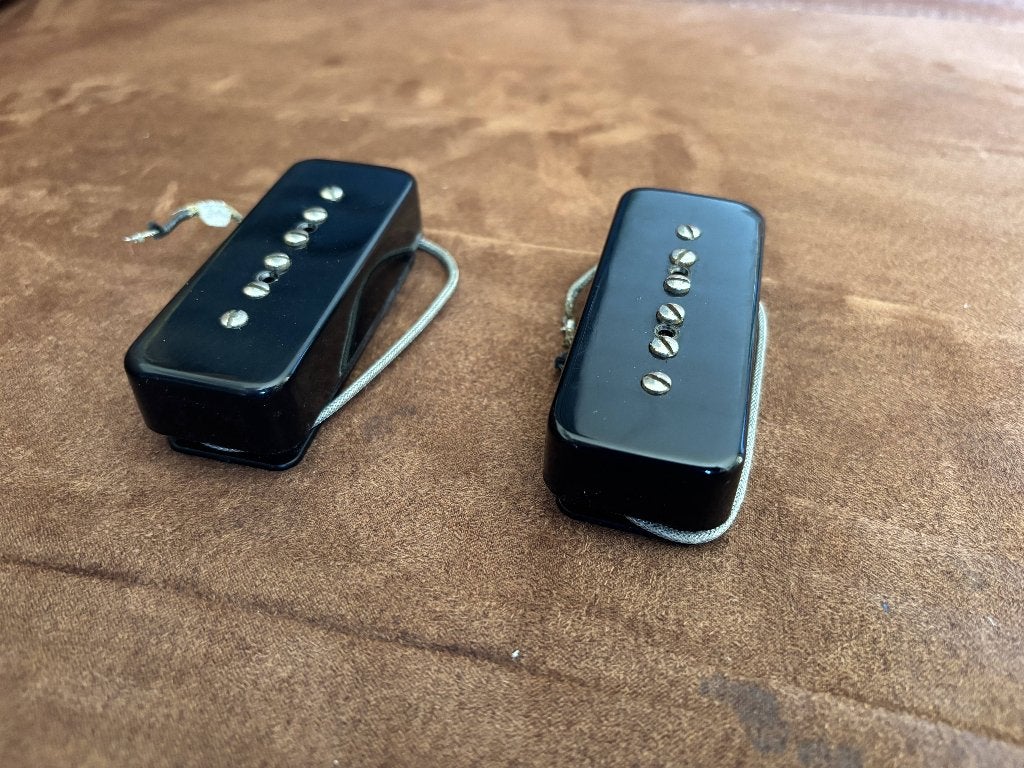 Gibson P100 Pickup Set (1999) – Hum-canceling P90 Soapbars, Muziek en Instrumenten, Ophalen of Verzenden, Gebruikt, Elektrische gitaar
