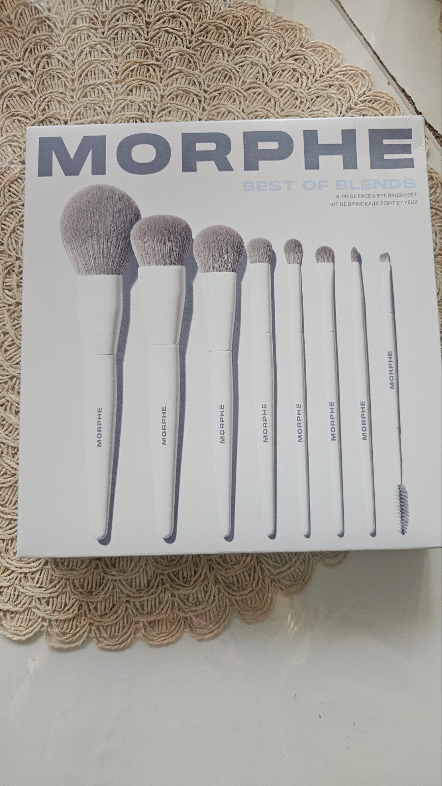 BRAND NEW Morphie 8 peice face and eye brush set, Ophalen, Gehele gezicht, Wit, Nieuw