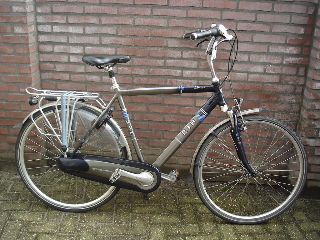 RIH Omega v.v. 8 versn. met Rollerbrakes, v. voorvork,, Gebruikt, Versnellingen, 57 tot 61 cm, Ophalen