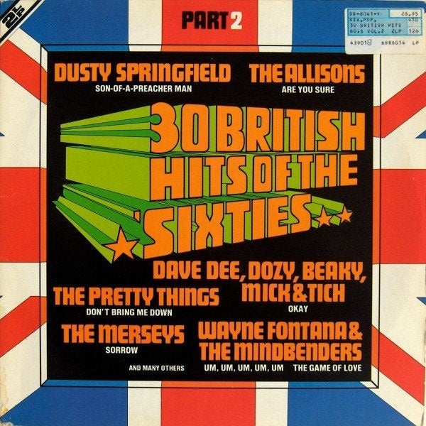 2-LP - 30  BRITISH HITS OF THE SIXTIES, Ophalen of Verzenden, Gebruikt, Overige formaten, Poprock