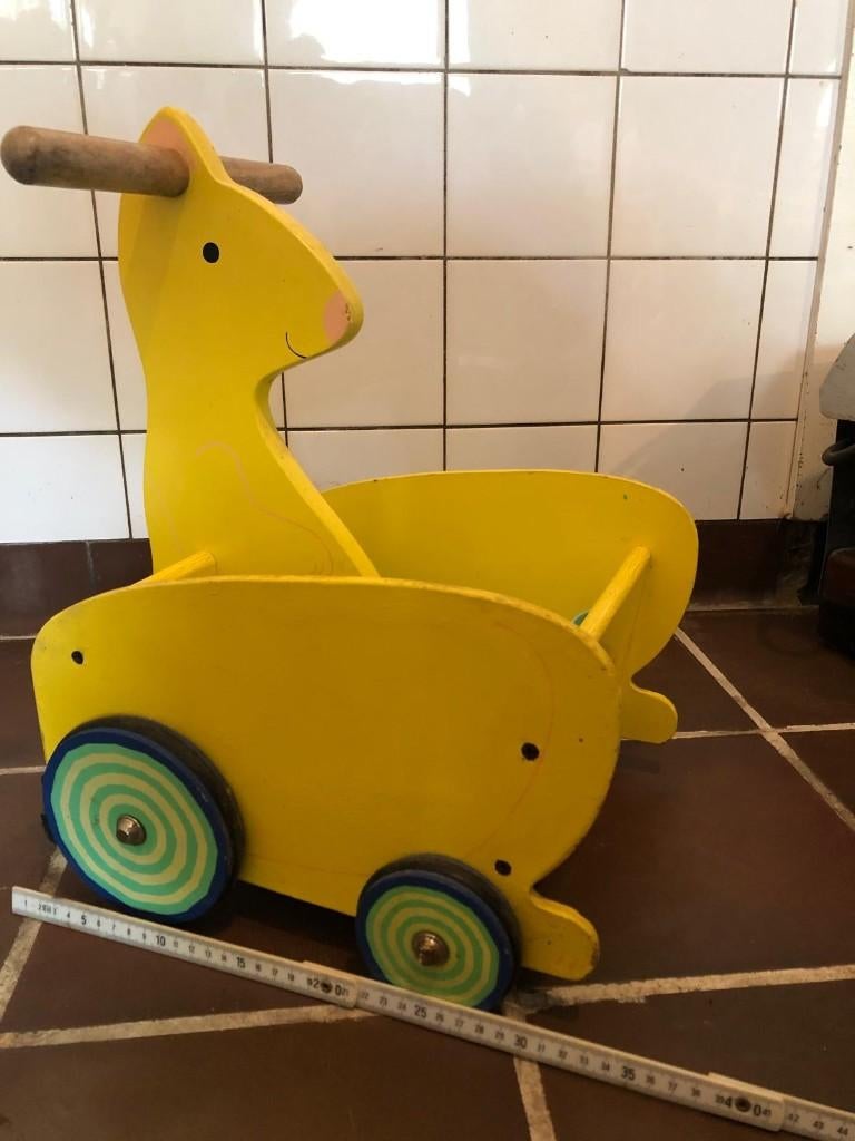 Duwkar /loopkar /blokkenwagen voor kinderen, Ophalen, Gebruikt, Duw- of Trekspeelgoed
