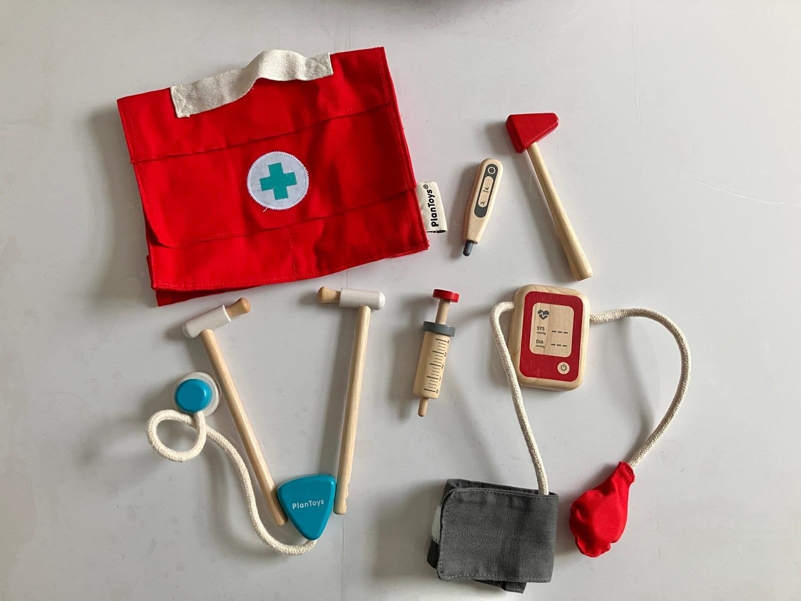 Plantoys dokter set, Ophalen, Zo goed als nieuw, Overige typen