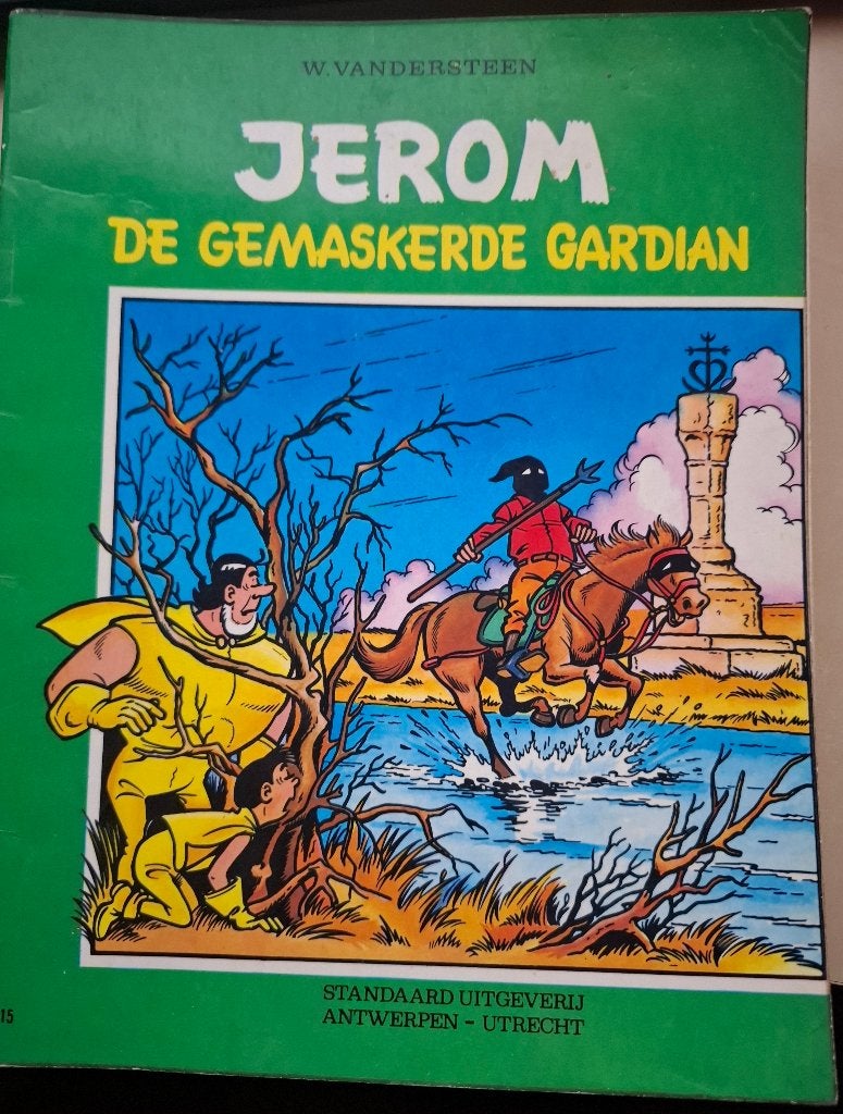 Jerom stripboeken - groene reeks - 10 originele albums, Gelezen, Willy Vandersteen e.a., Ophalen of Verzenden, Meerdere stripboeken