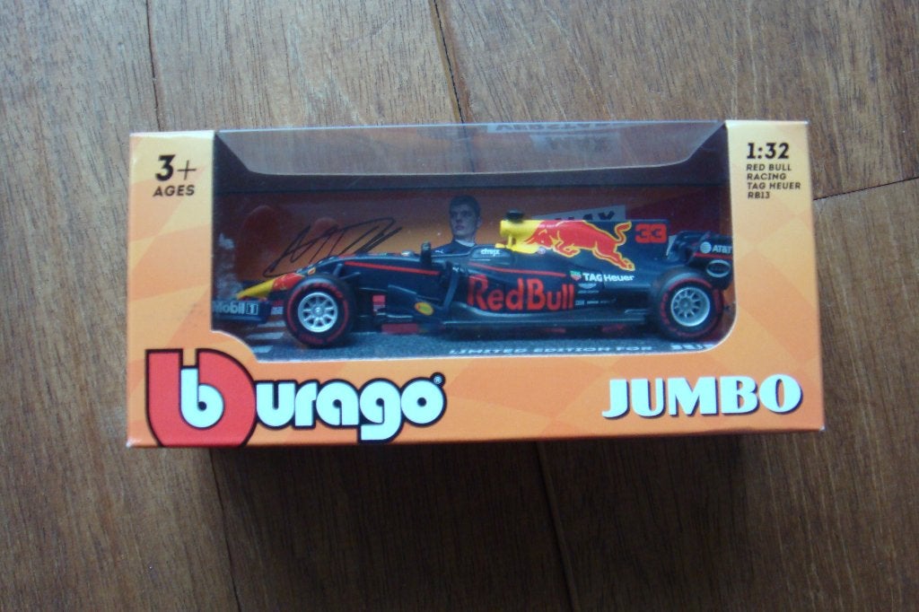 Burago F1 auto 1:32 Max Verstappen 2017 NIEUW in doos €9,95, Ophalen of Verzenden, Nieuw, Auto, Overige merken
