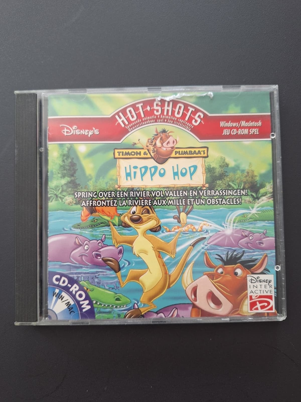 Disney's Hot Shots: Timon & Pumbaa's Hippo Hop CD-ROM, Spelcomputers en Games, Games | Pc, Gebruikt, 1 speler, Ophalen of Verzenden