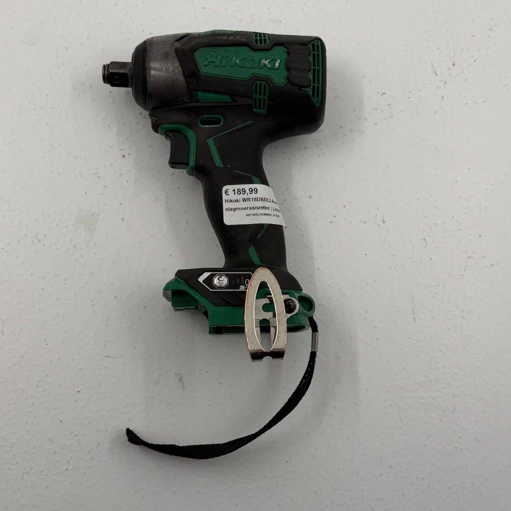 Hikoki WR18DBDL2 Accu slagmoeraanzetter | Losse body, Dordrecht@usedproducts.nl, Toulonselaan 72, Ophalen of Verzenden, Zo goed als nieuw
