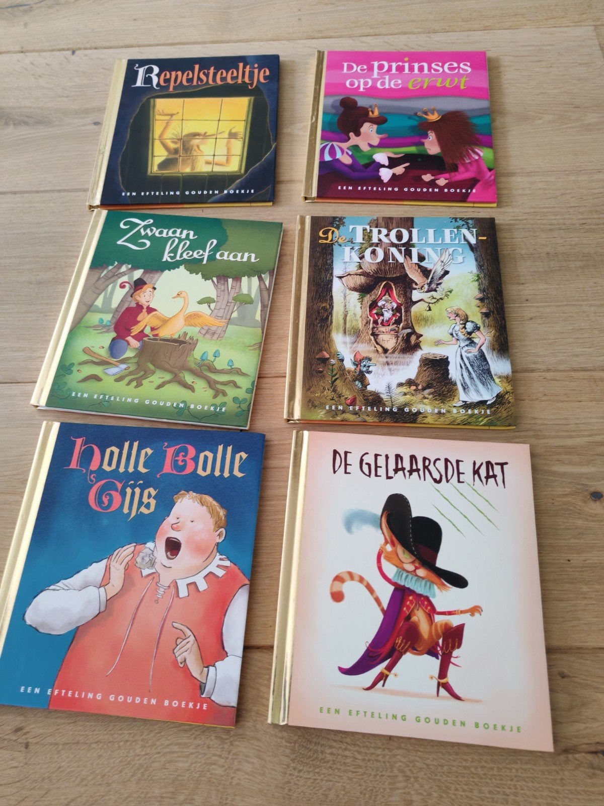 Efteling Gouden Boekjes - Sprookjes collectie (6 stuks), Ophalen of Verzenden, Zo goed als nieuw