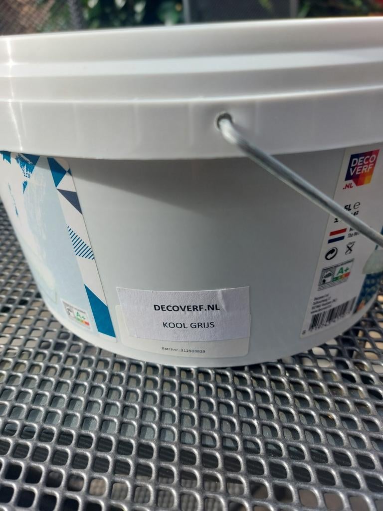 2.5 liter muurverf  antraciet, Ophalen, Nieuw, Grijs
