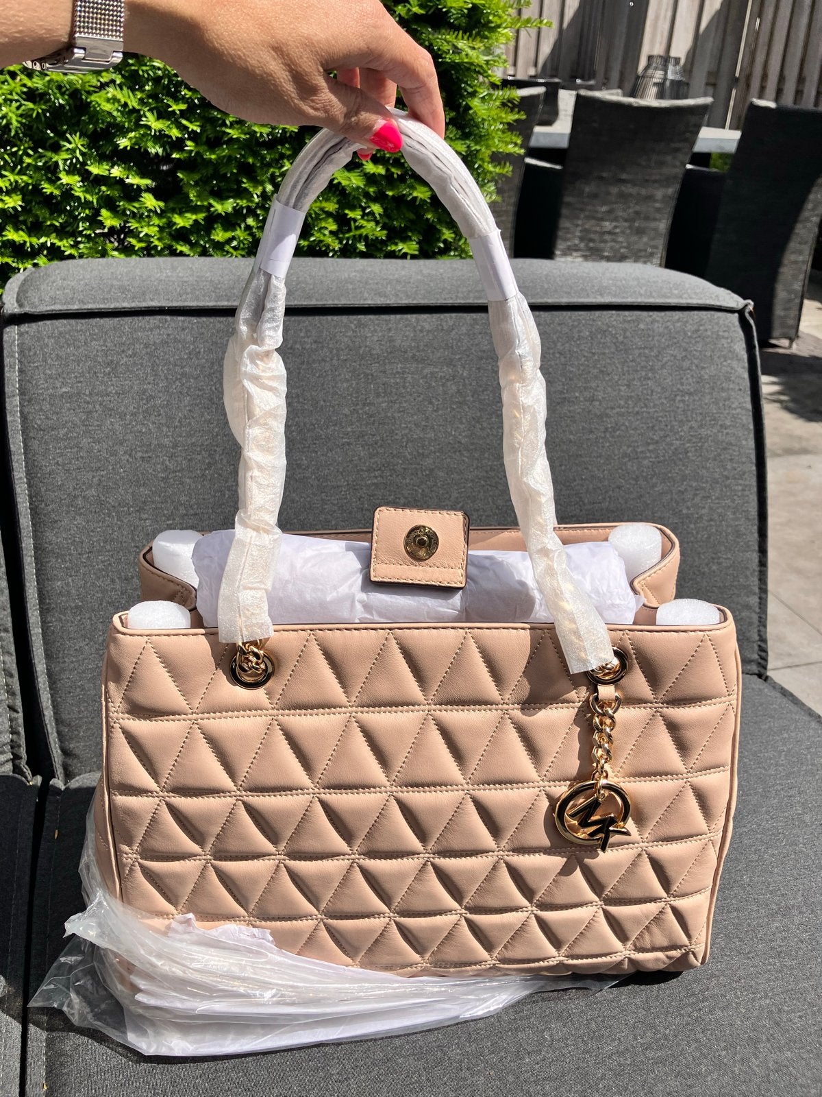 Nieuwe Michael Kors Handtas - Roze/Beige, Ophalen of Verzenden, Nieuw, Roze, Handtas