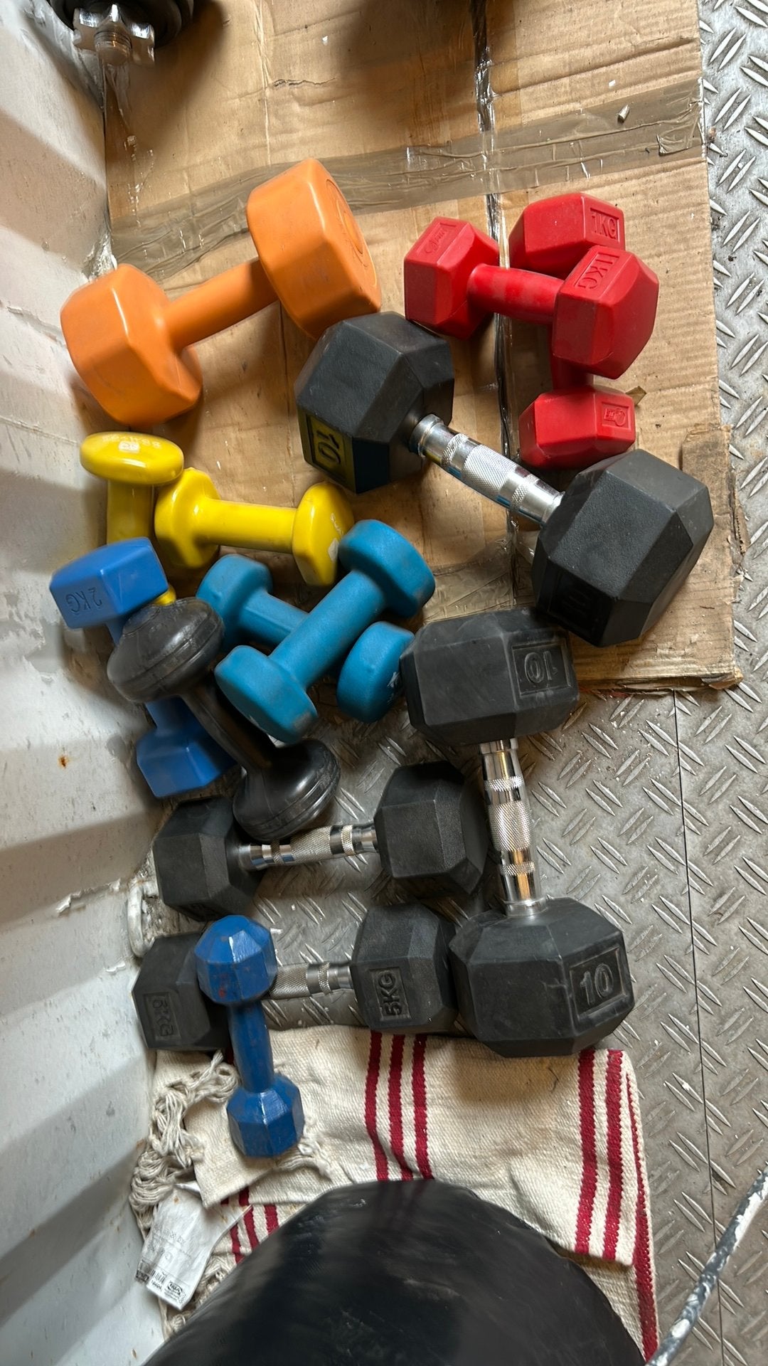 Mooie set dumbells, Ophalen, Zo goed als nieuw, Dumbbell