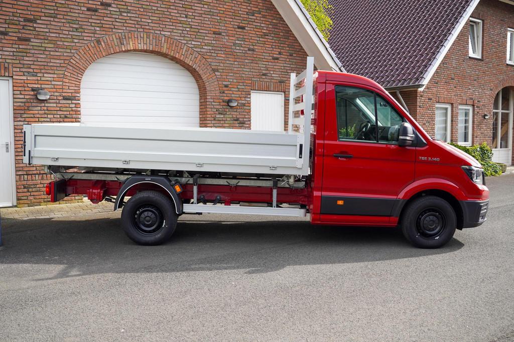 MAN TGE 2.0 TDI 140 pk 3-Zijdige Kipper / Open Laadbak Airco, Voorwielaandrijving, Stof, Gebruikt, 4 cilinders