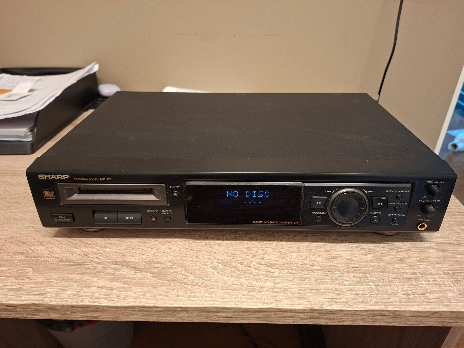 Sharp minidisc speler, Ophalen of Verzenden, Gebruikt, Audio