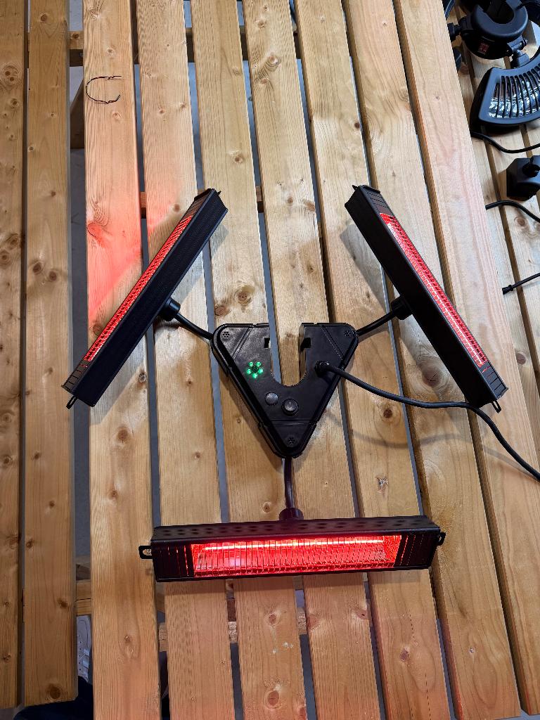 Nieuwe 3-armige Parasol elektrische terrasverwarmer, Tuin en Terras, Elektrisch, Nieuw, Ophalen of Verzenden, Huninkweg 3