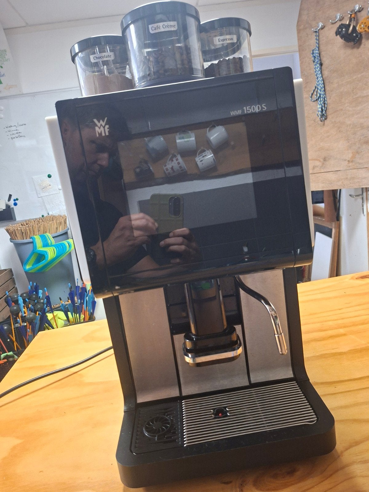 koffiemachine wmf 1500S, Ophalen, Gebruikt, 10 kopjes of meer, Koffiemachine