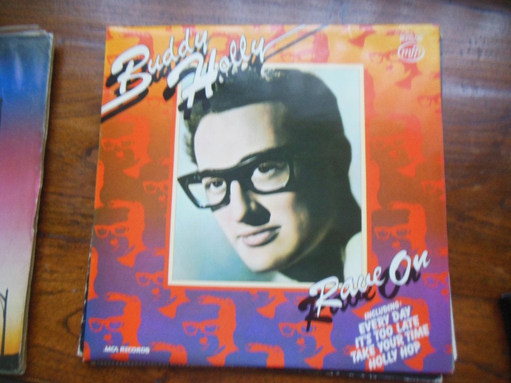 lp buddy holly rave on mfp vinyl record rock n roll muziek, LP, Gebruikt, Ophalen of Verzenden, 12 inch