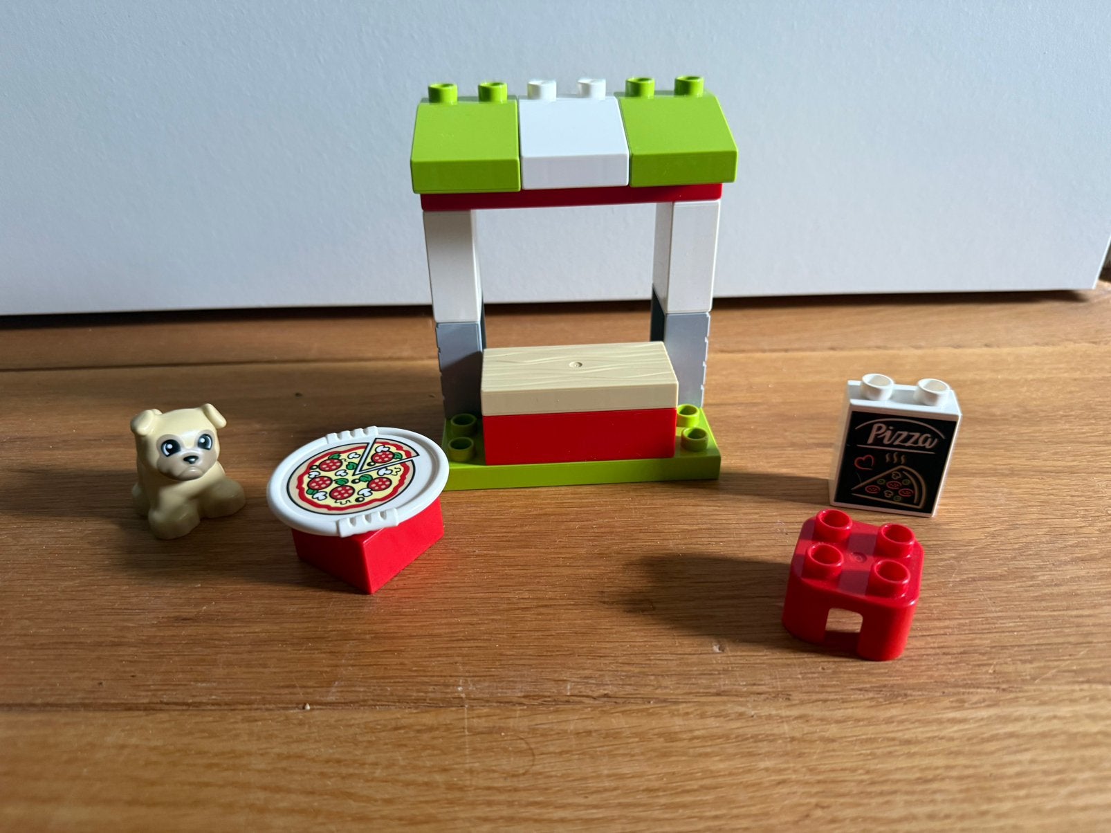 Duplo pizzakraam set 10927, Ophalen of Verzenden, Zo goed als nieuw, Duplo
