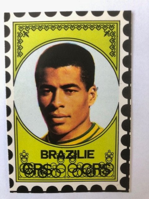 Voetbalplaatje Jairzinho  Brazilie, Verzamelen, Ophalen of Verzenden, Zo goed als nieuw, Buitenlandse clubs, Spelerskaart