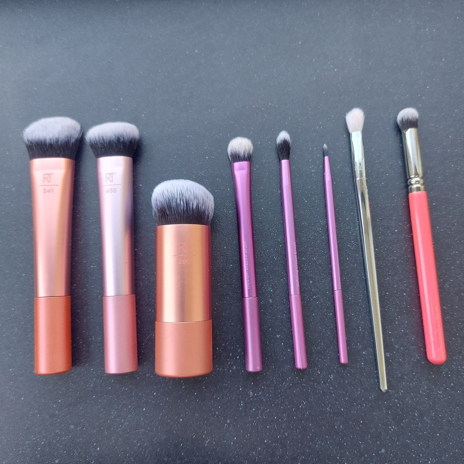 Make-up kwasten set - Real Techniques & Zoeva, Overige kleuren, Gehele gezicht, Ophalen of Verzenden, Zo goed als nieuw
